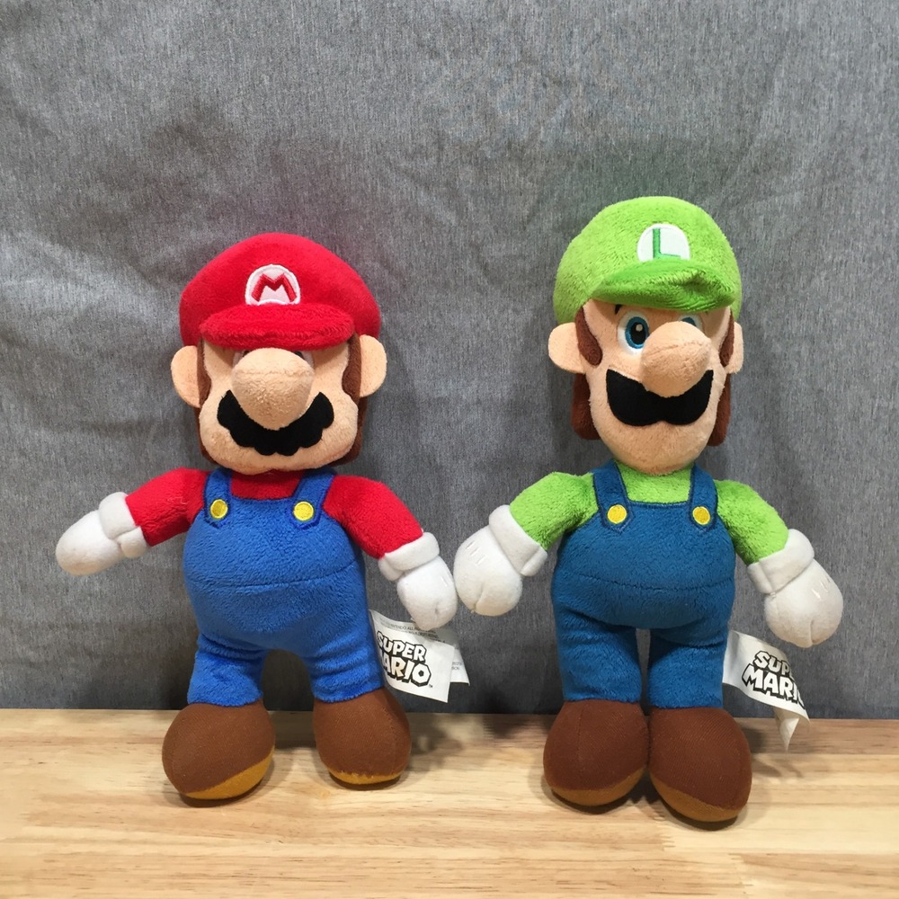 Nintendo Super Mario & Luigi Set 10in Plush Toy